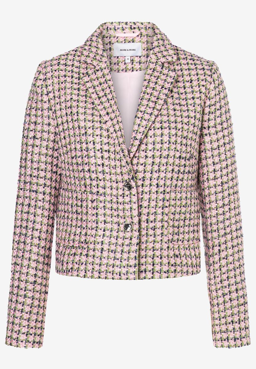 Kurzer Bouclé-Blazer