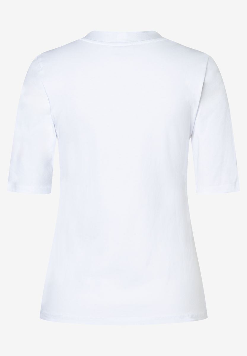 Klassisches T-Shirt mit V-Ausschnitt