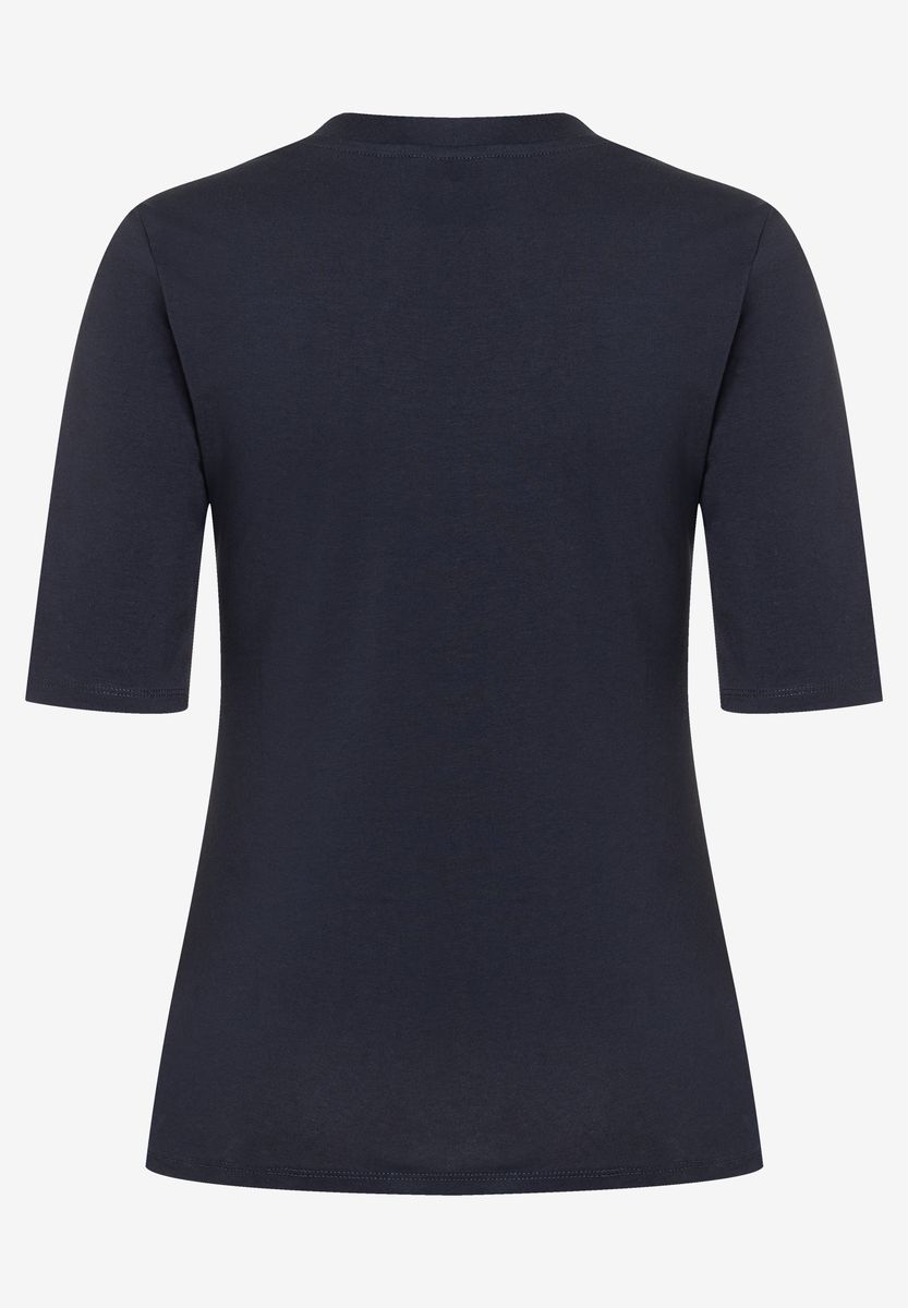 Klassisches T-Shirt mit V-Ausschnitt
