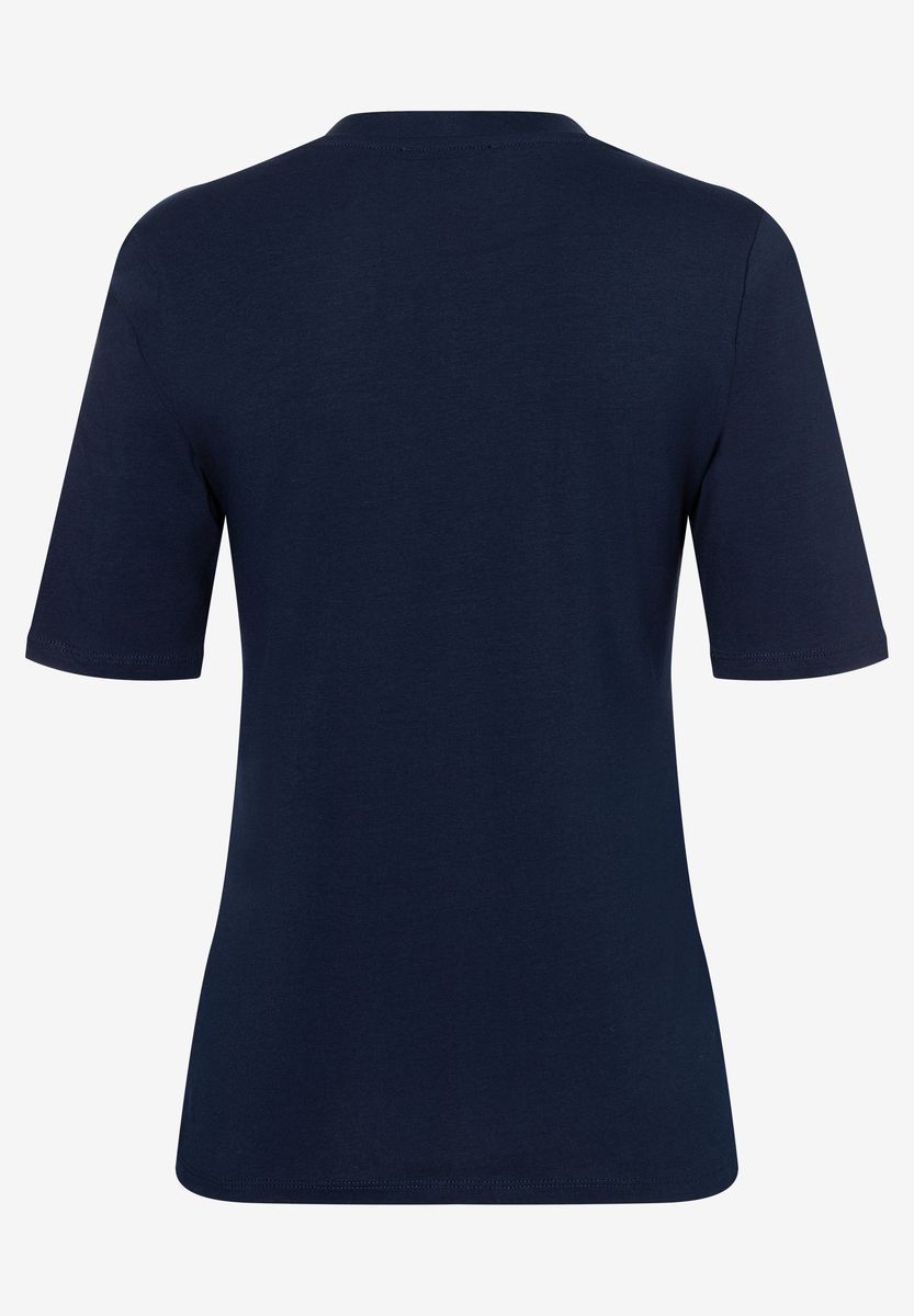 Klassisches T-Shirt mit V-Ausschnitt