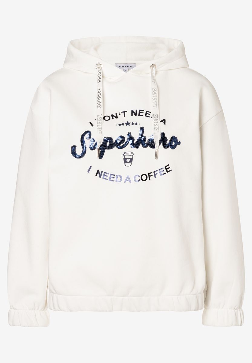 Kapuzenpullover mit Grafikprint