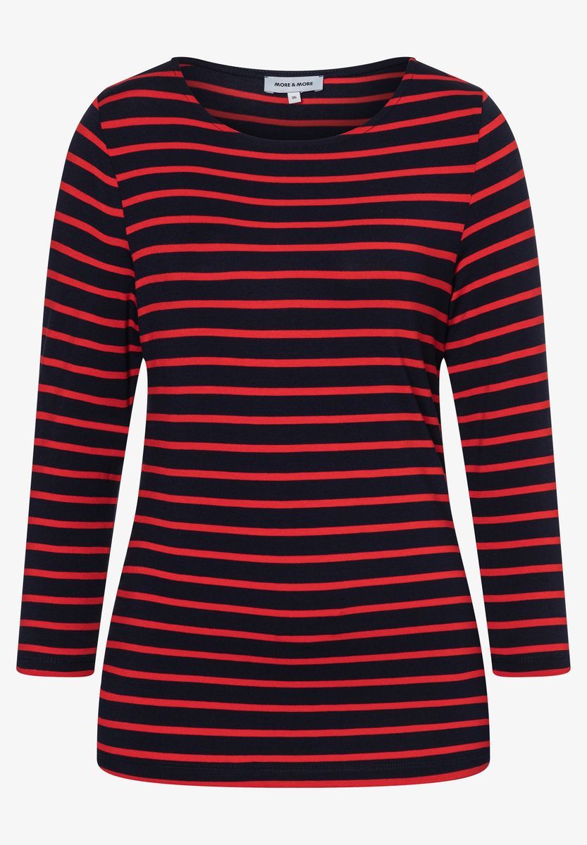 Gestreiftes Langarmshirt