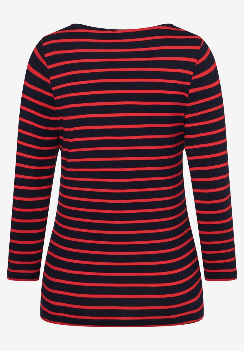 Gestreiftes Langarmshirt