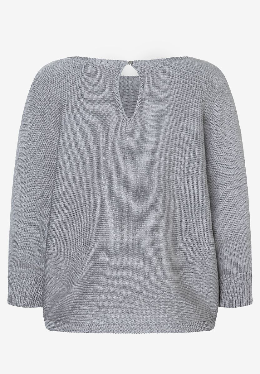 Fledermausärmel Strickpullover
