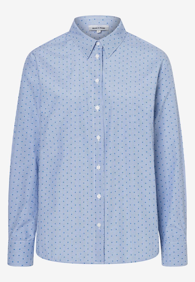 Gestreifte Bluse mit Mini-Herzchen