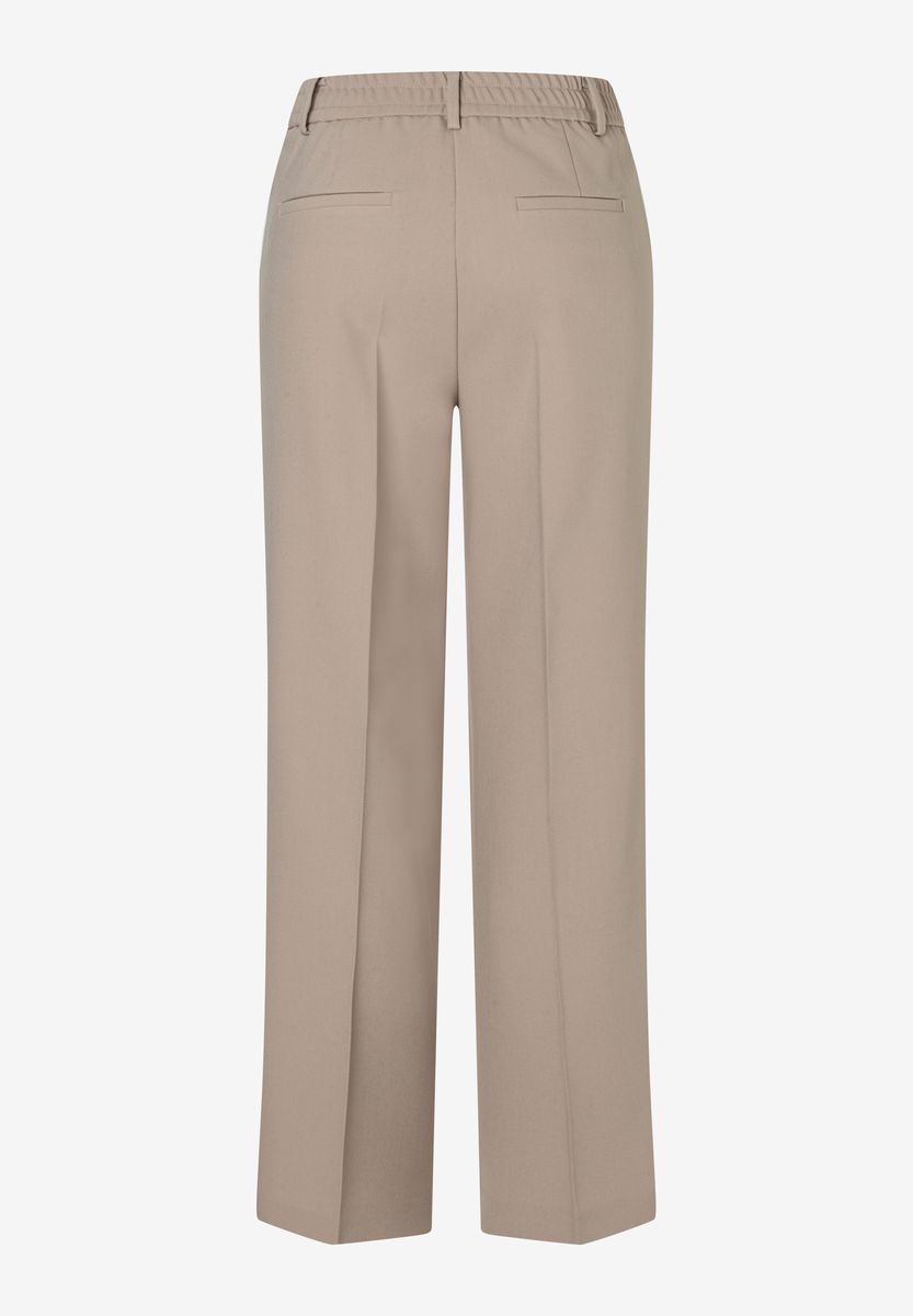 Elegante Weit Geschnittene Stoffhose