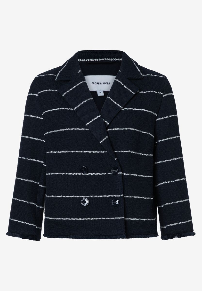 Gestreifter Zweireiher Blazer