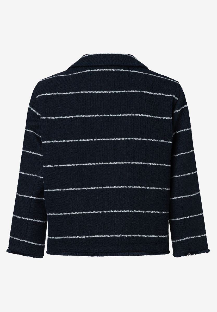 Gestreifter Zweireiher Blazer