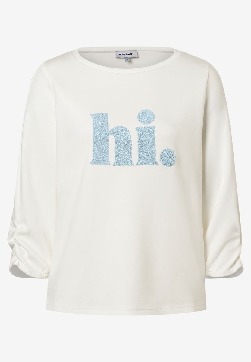 Lässiges Langarmshirt mit Grafikdruck