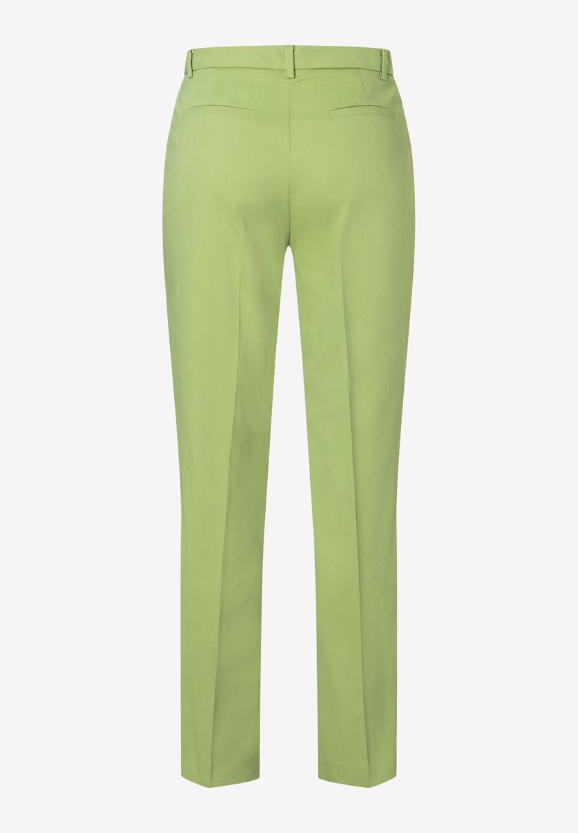 Cropped Slim-Fit Hose mit Bügelfalte