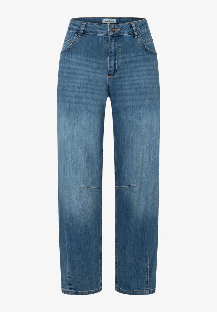Locker geschnittene Denim Barrel Jeans