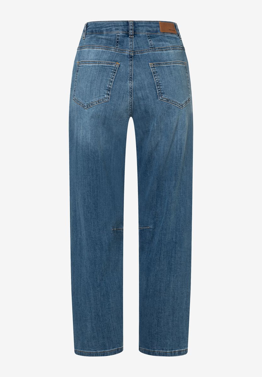 Locker geschnittene Denim Barrel Jeans