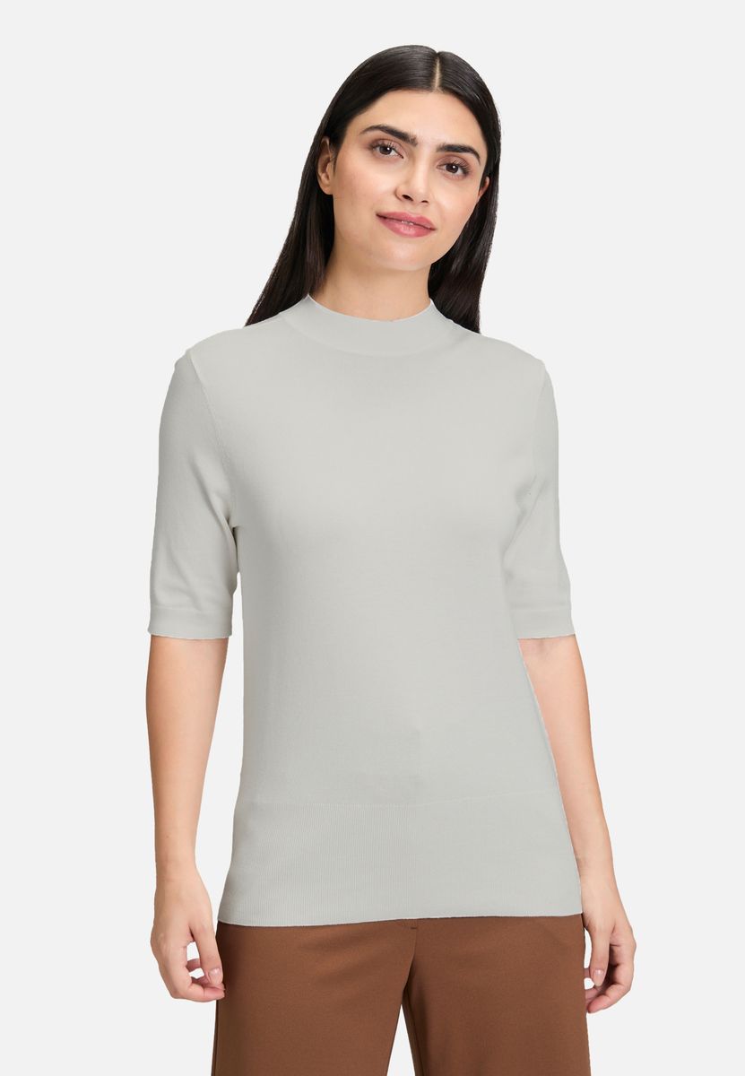 Elegantes Kurzarm-Strickoberteil