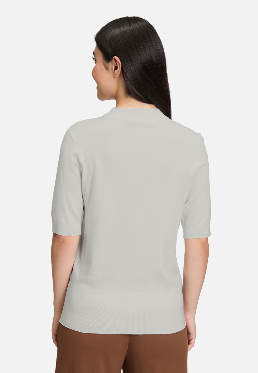 Elegantes Kurzarm-Strickoberteil