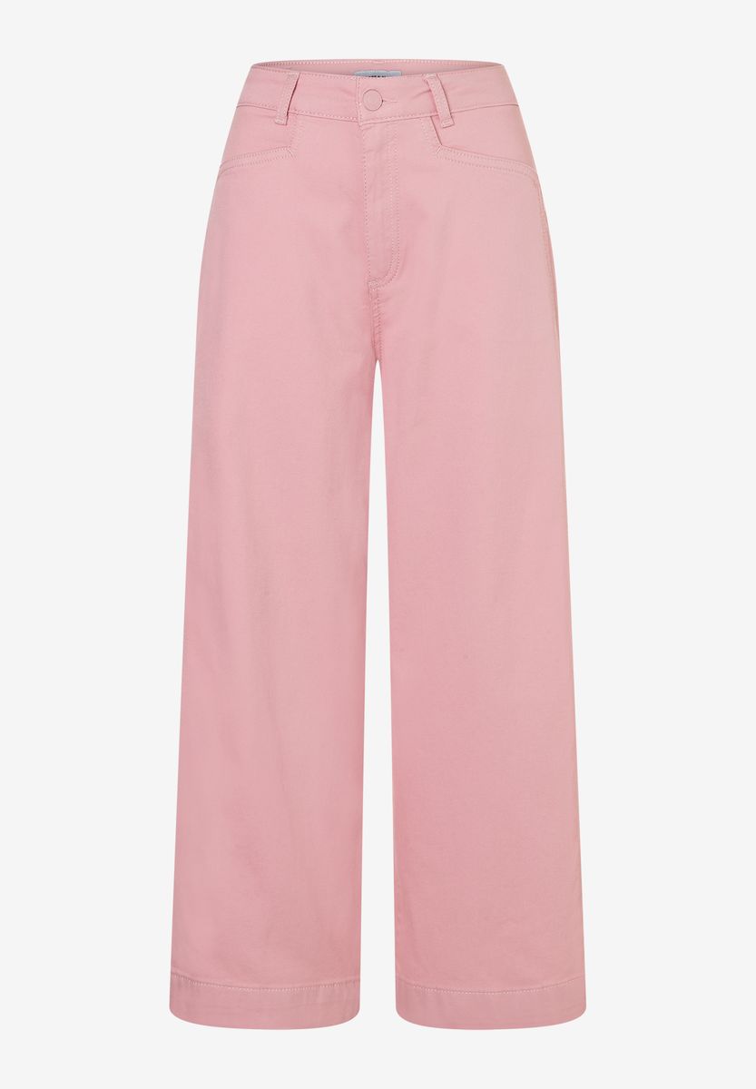 Cropped Culottes mit weitem Bein