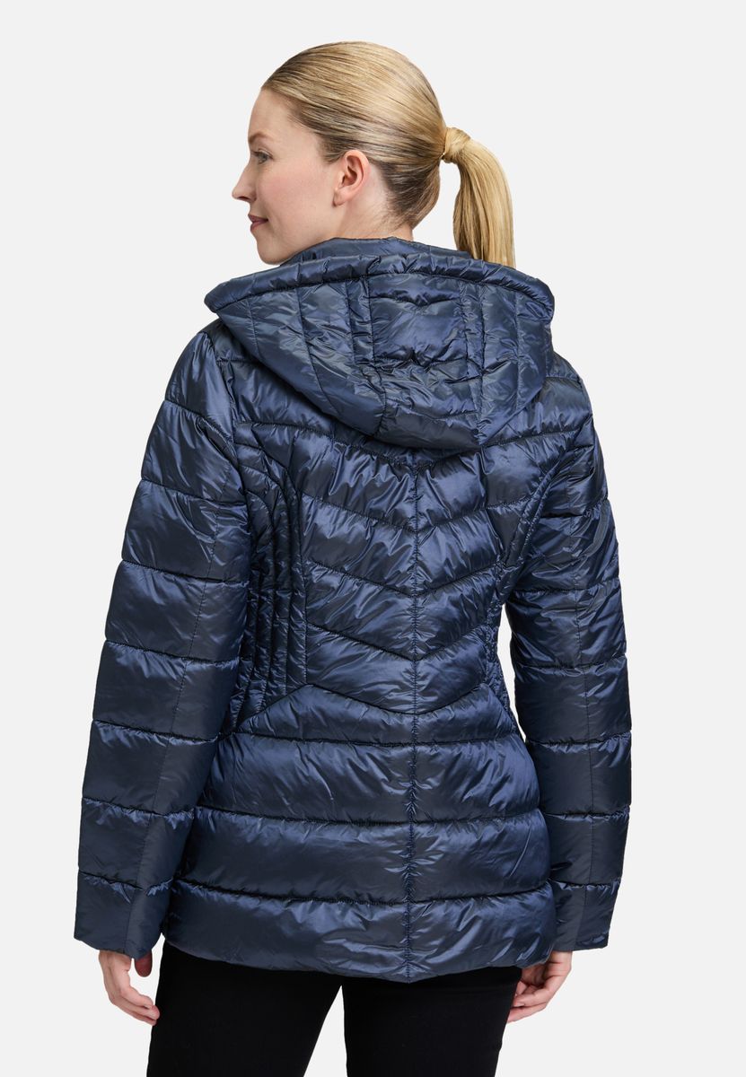 Gesteppte Outdoorjacke mit Kapuze