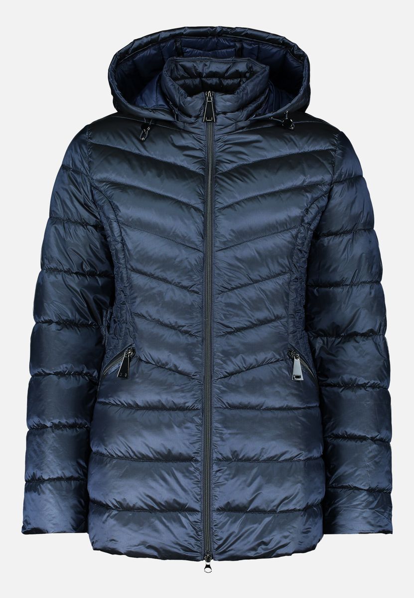 Gesteppte Outdoorjacke mit Kapuze