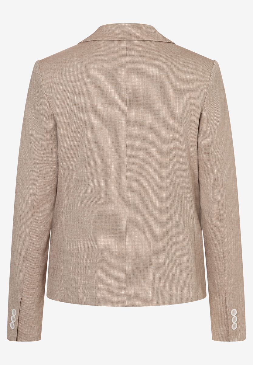 Texturierter Ein-Knopf Blazer