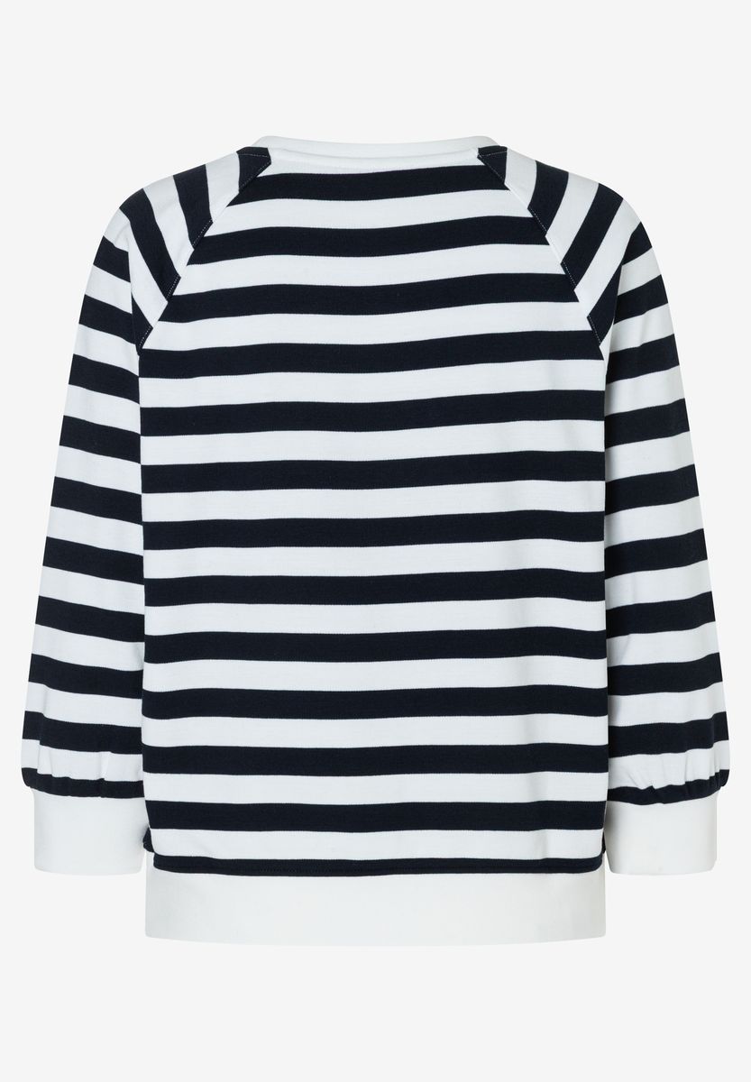 Gestreiftes 'Mon Coeur' Sweatshirt