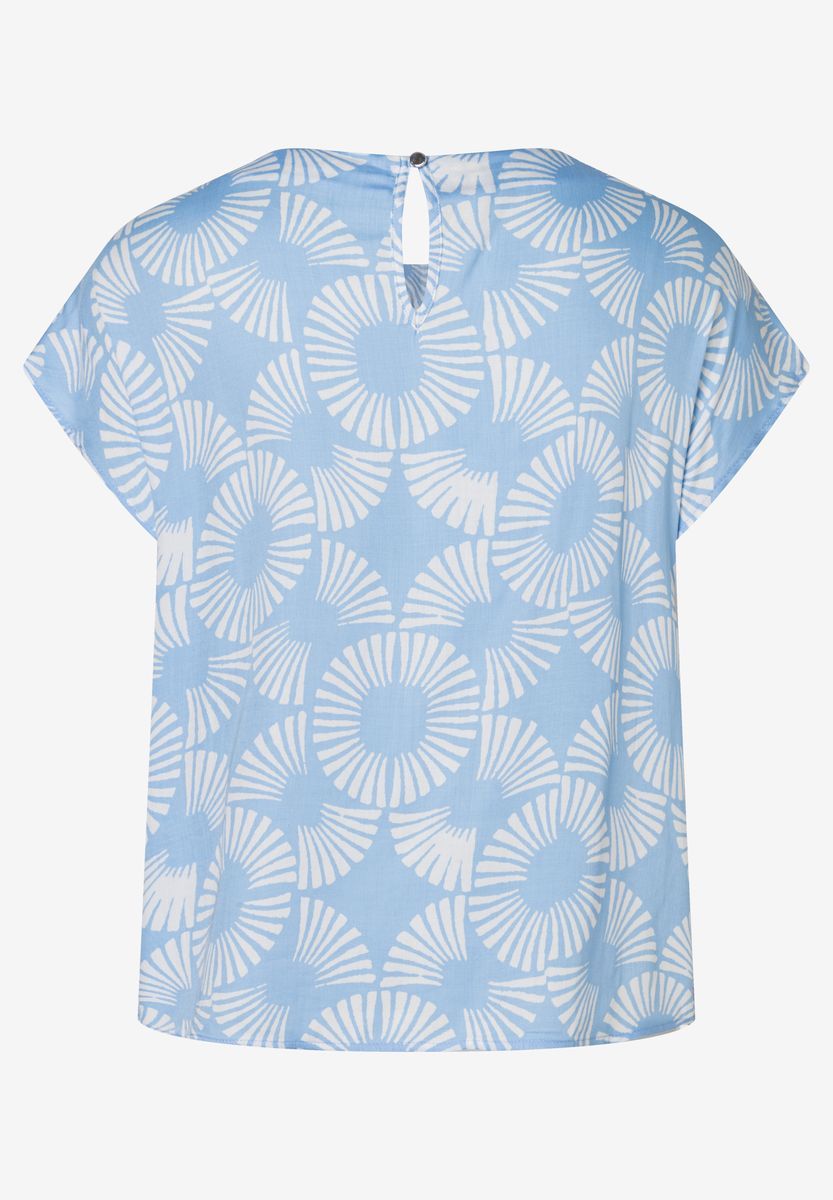 Bluse mit Print und lockerer Passform