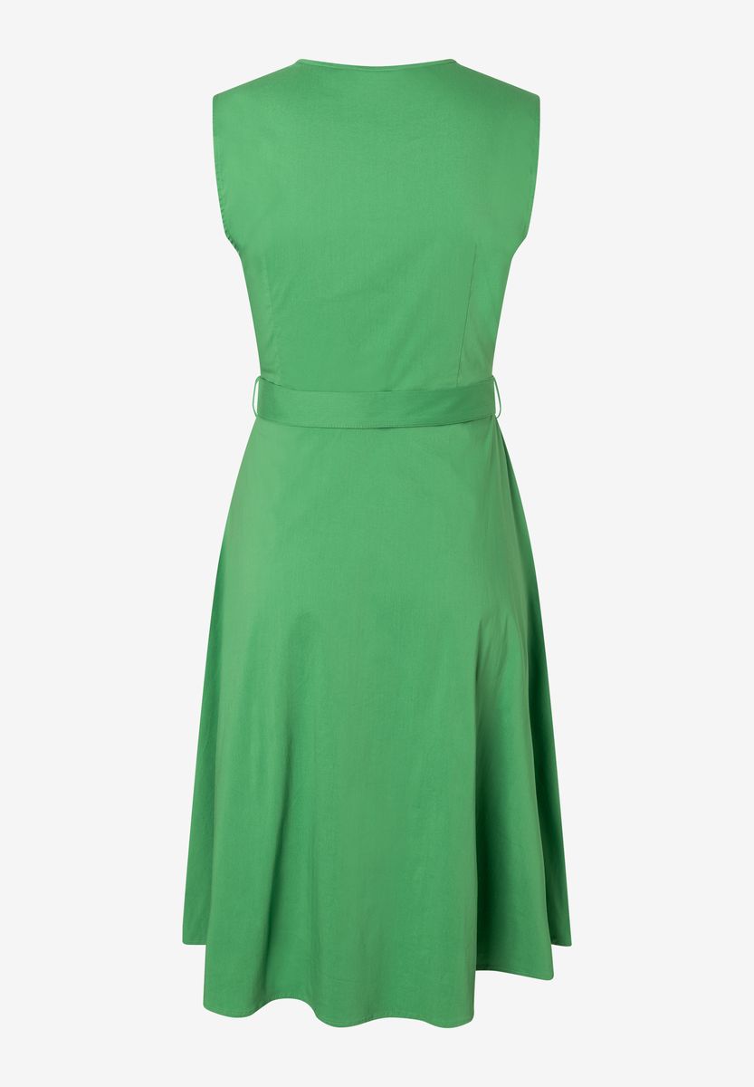 Ärmelloses A-Linien-Kleid in Wickeloptik