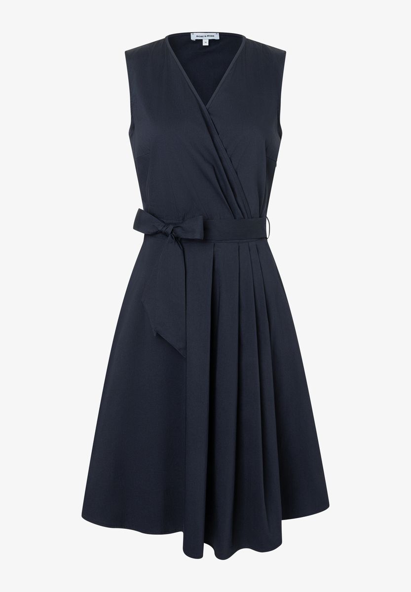 Ärmelloses A-Linien-Kleid in Wickeloptik