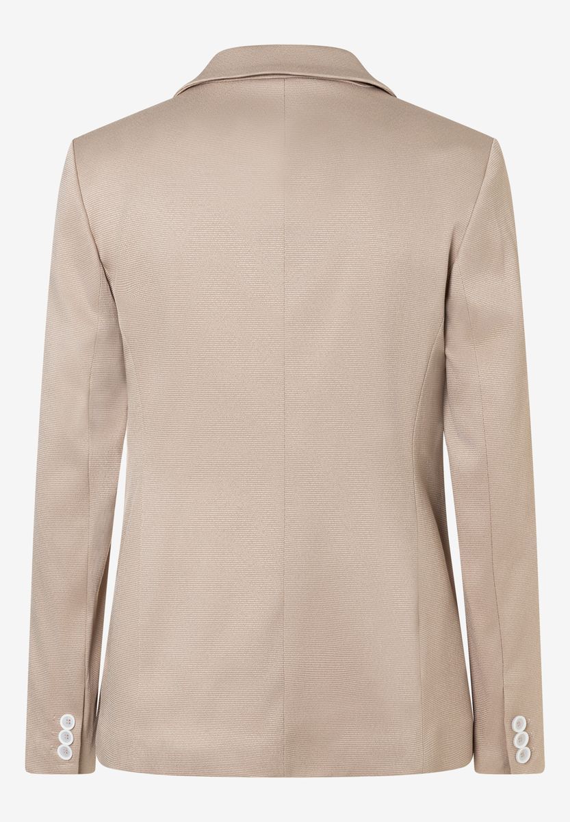 Blazer mit Ripsstruktur