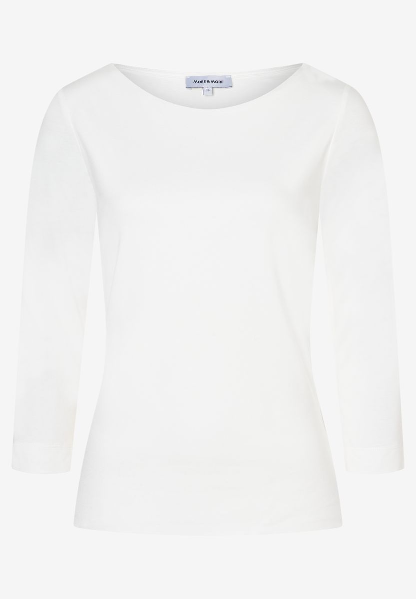 Klassisches T-Shirt mit 3/4-Arm