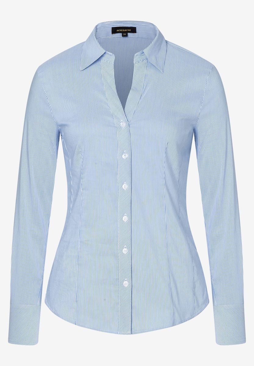 Gestreifte Langarm Bluse