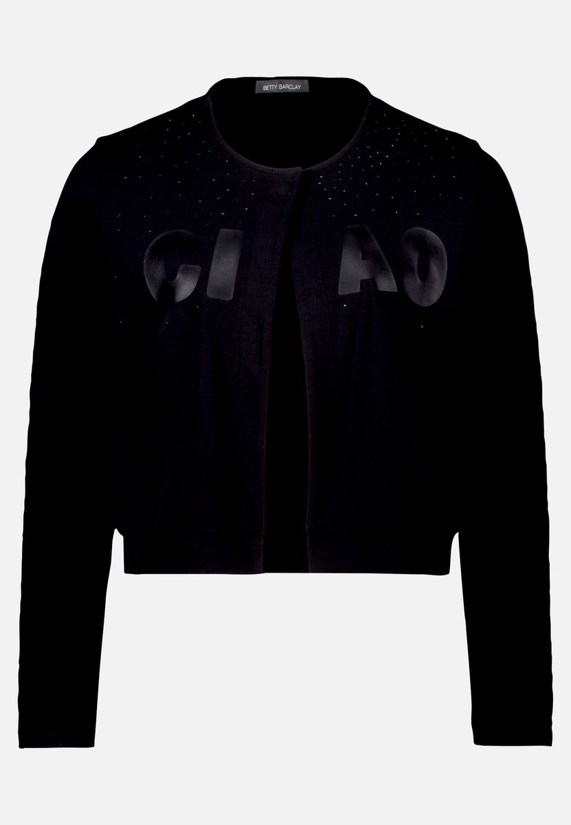 Verzierte kurze Shirtjacke