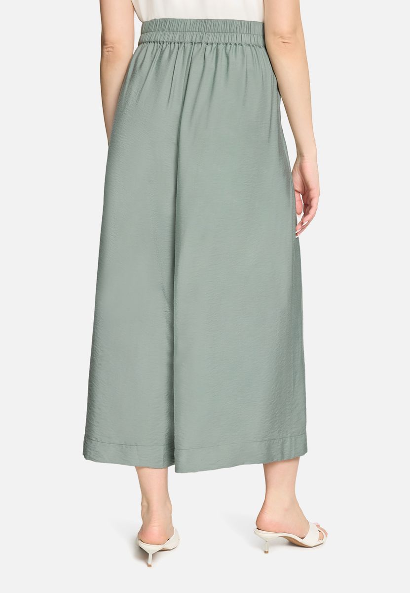 Weite Plissee-Culottes Hose