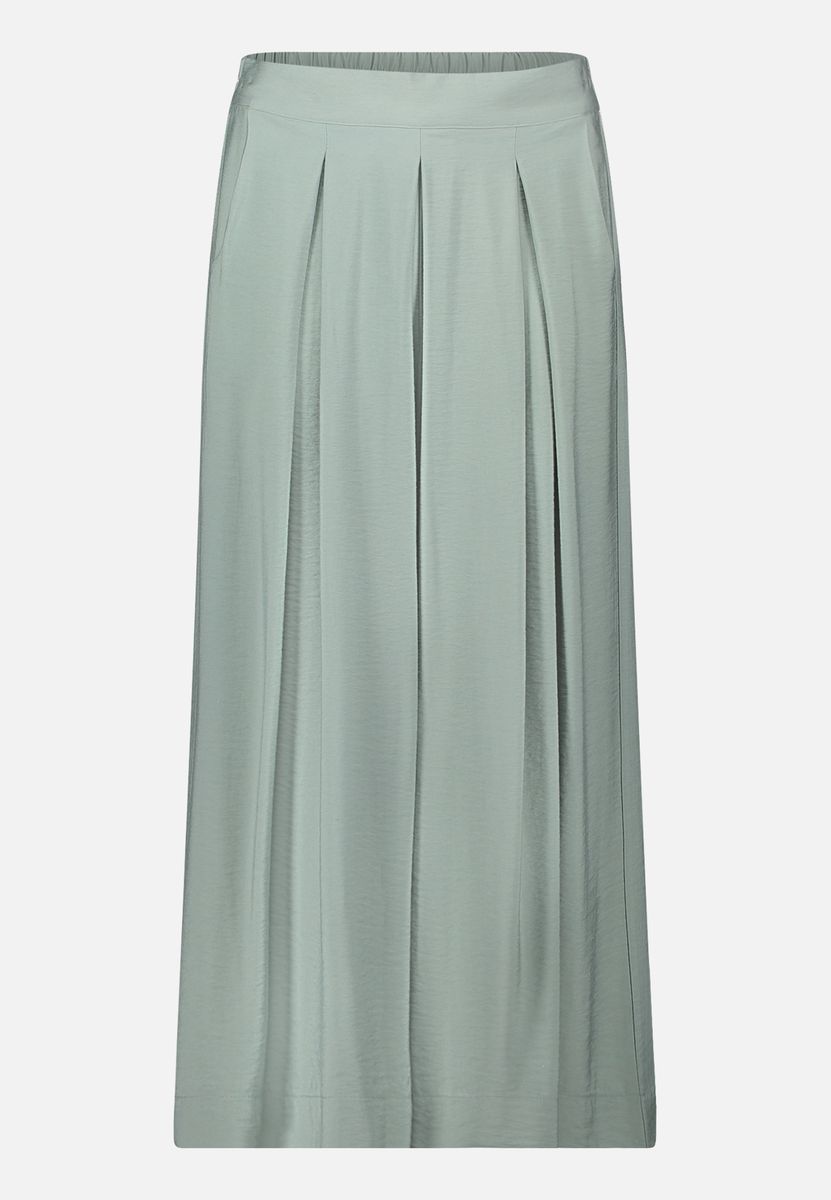 Weite Plissee-Culottes Hose