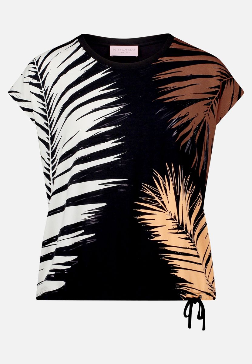 Tropisches Shirt mit Tunnelzug