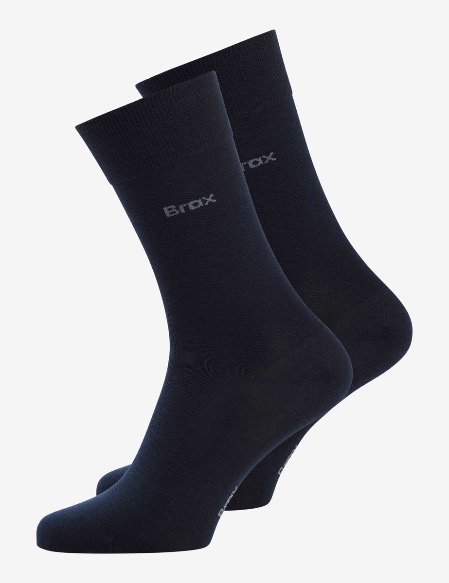 Herren Marineblaue Feinstrick Socken