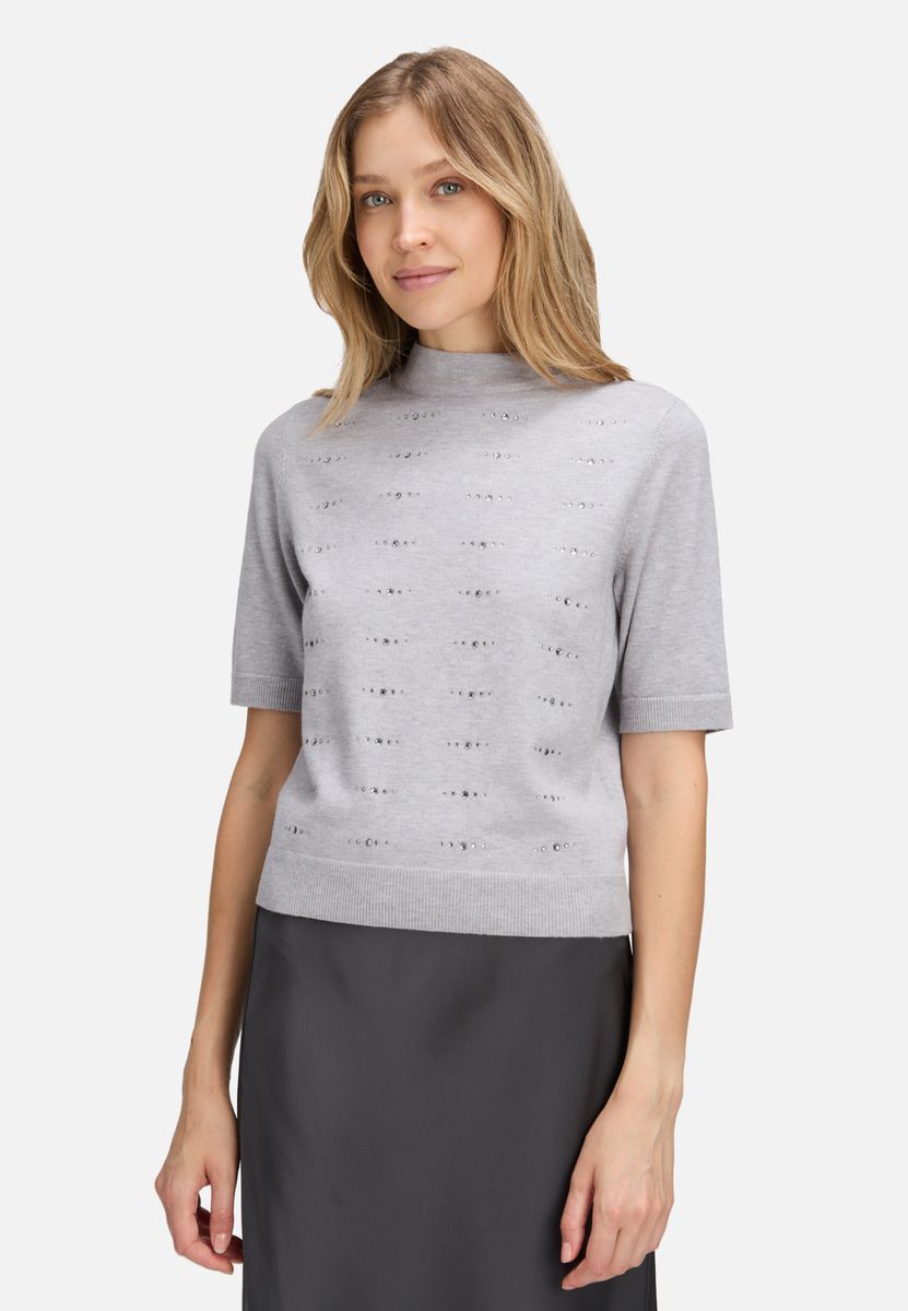 Elegantes Kurzarm-Strickoberteil
