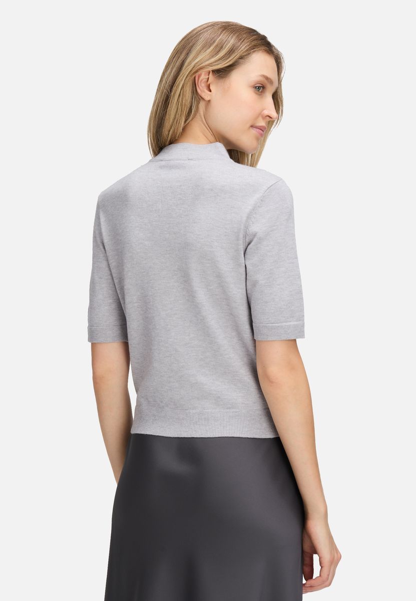 Elegantes Kurzarm-Strickoberteil