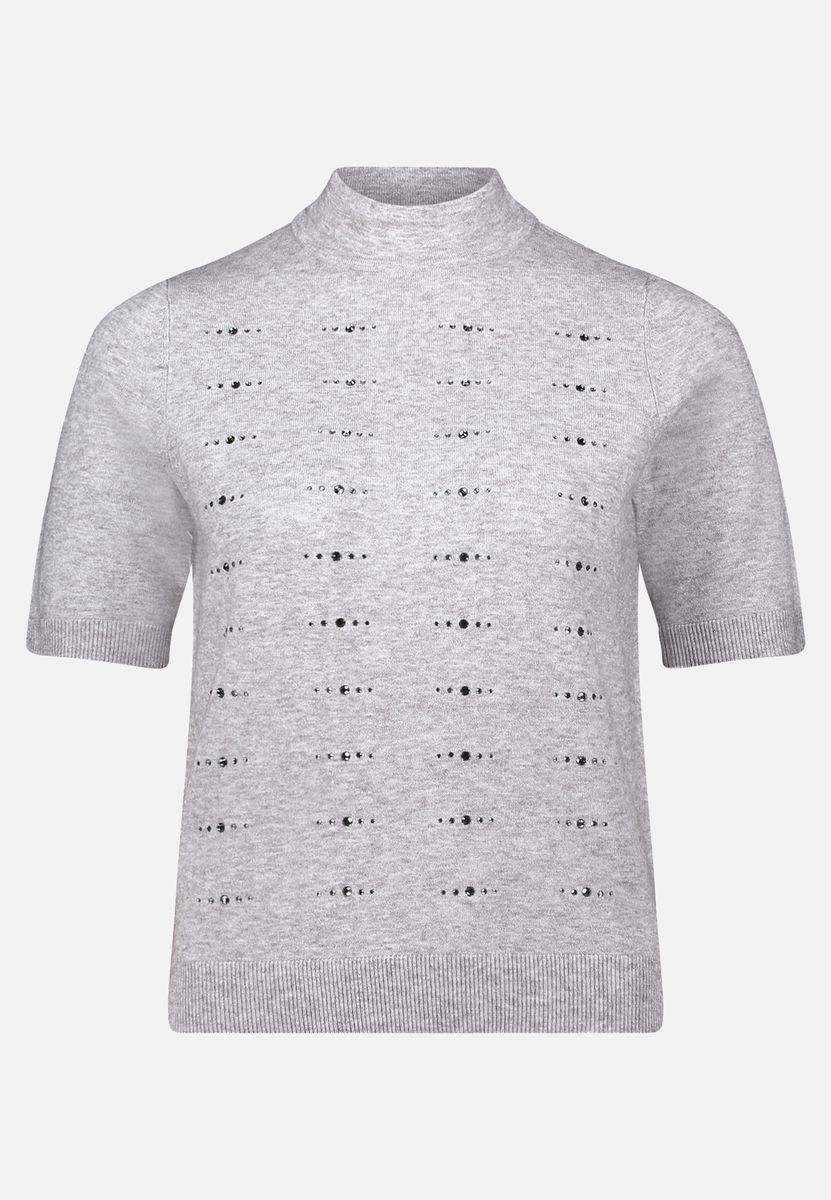 Elegantes Kurzarm-Strickoberteil