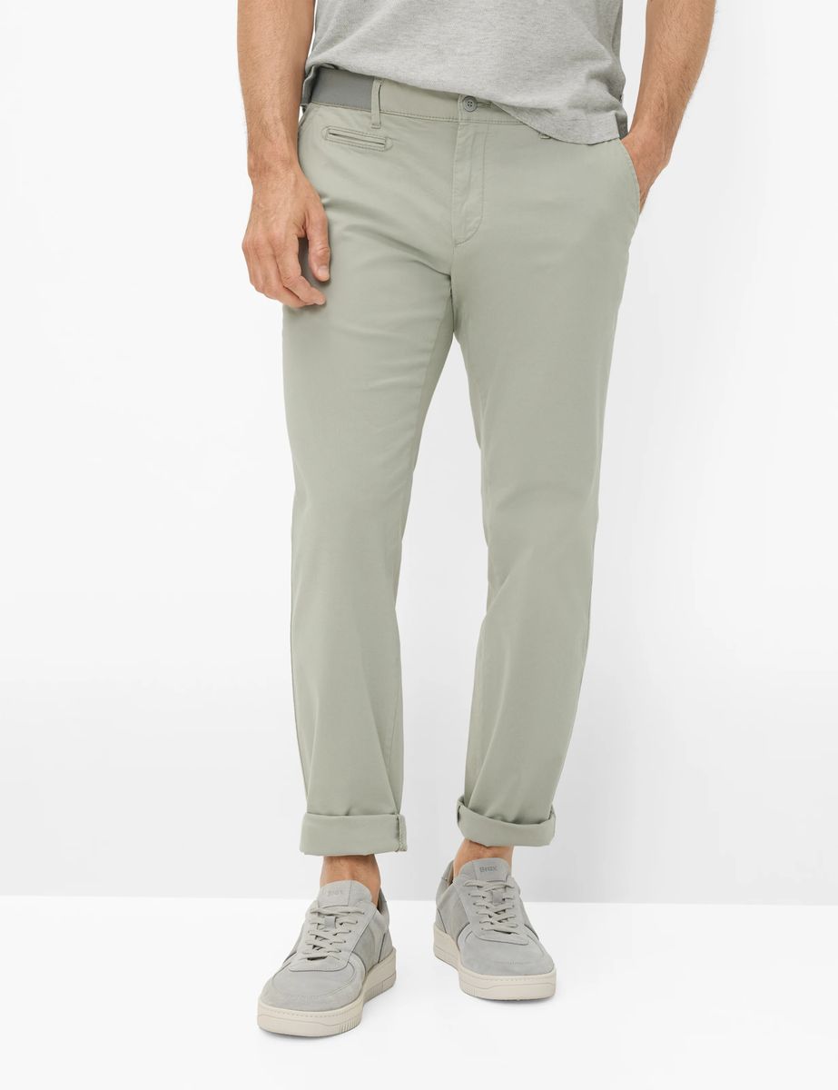 Herren Khaki Flatfront Hose