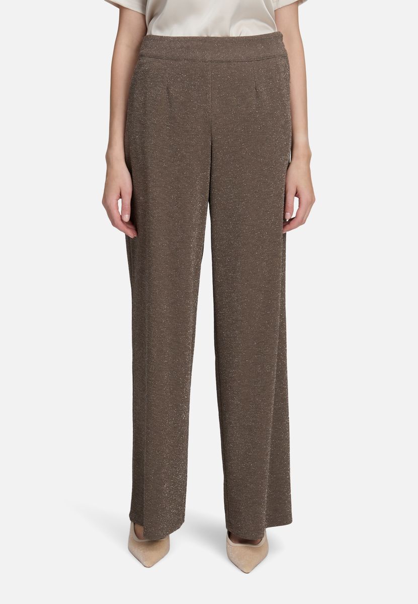 Funkelnde Marlenehose mit Relaxed Fit