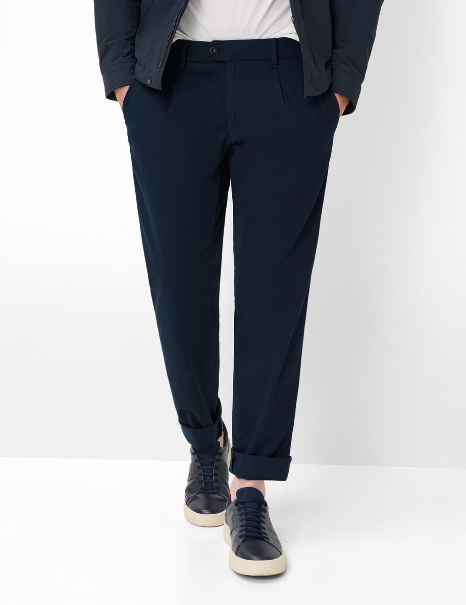 Herren Bundfaltenhose mit regulärer Passform