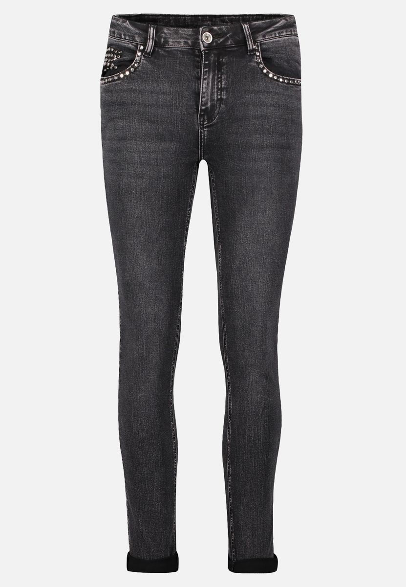 Stone-Wasch Slim Fit Jeans