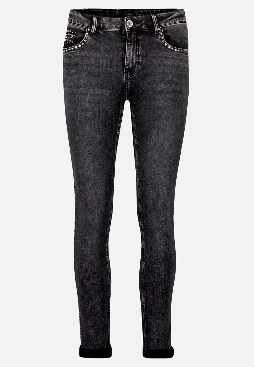 Stone-Wasch Slim Fit Jeans