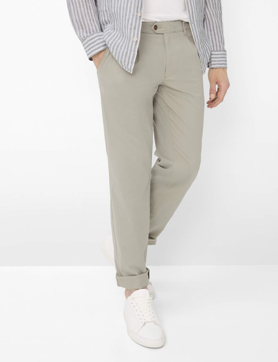 Herren Bundfaltenhose mit normaler Passform