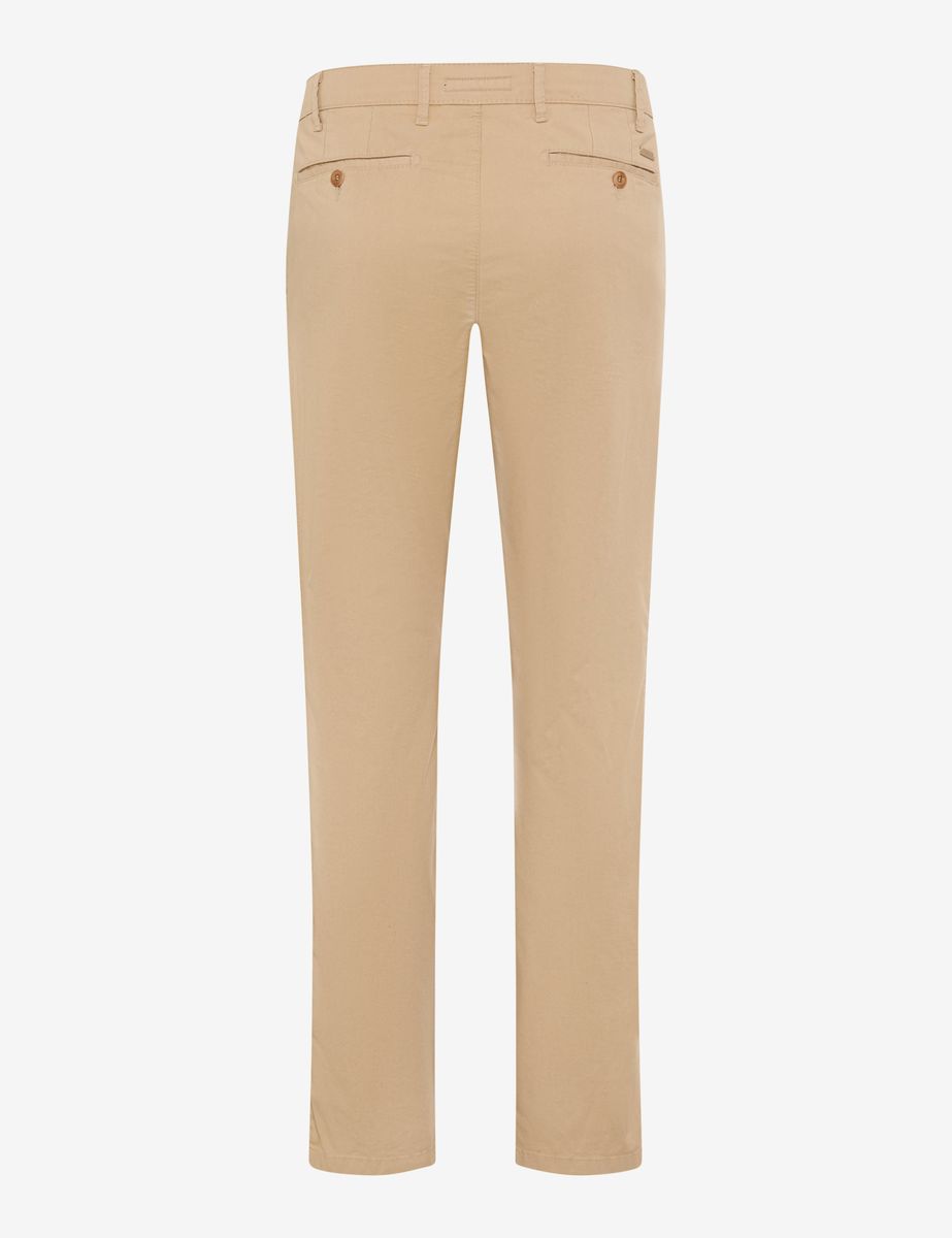 Herren Regular Fit Bundfalten Chino Hose