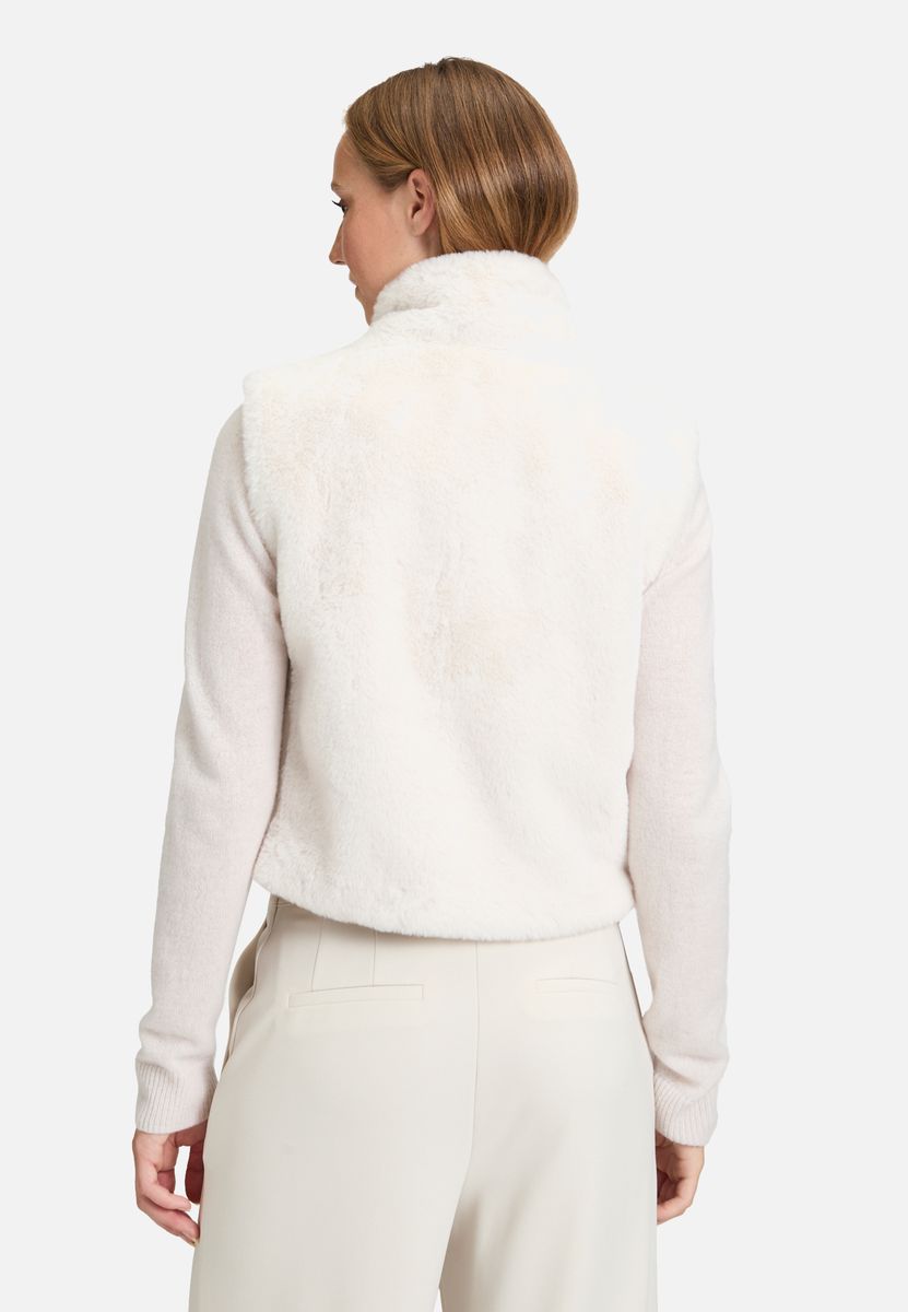 Kuschelige Fleece Weste mit Reißverschluss