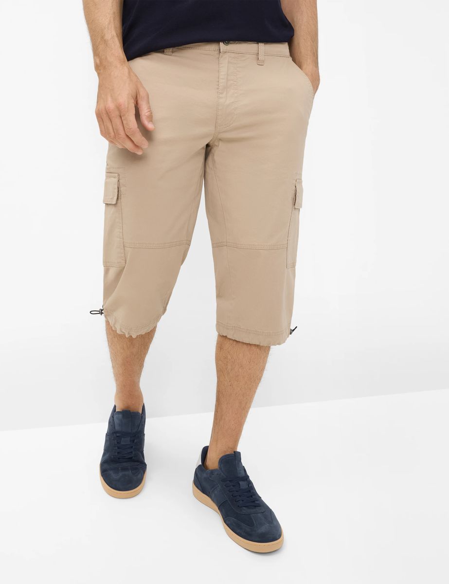 Herren Cargo Bermuda Shorts Beige