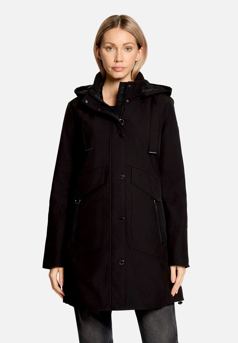Athleisure Wasserdichte Outdoorjacke mit Kapuze