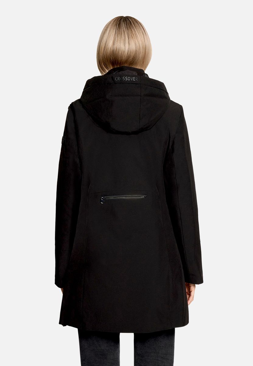Athleisure Wasserdichte Outdoorjacke mit Kapuze