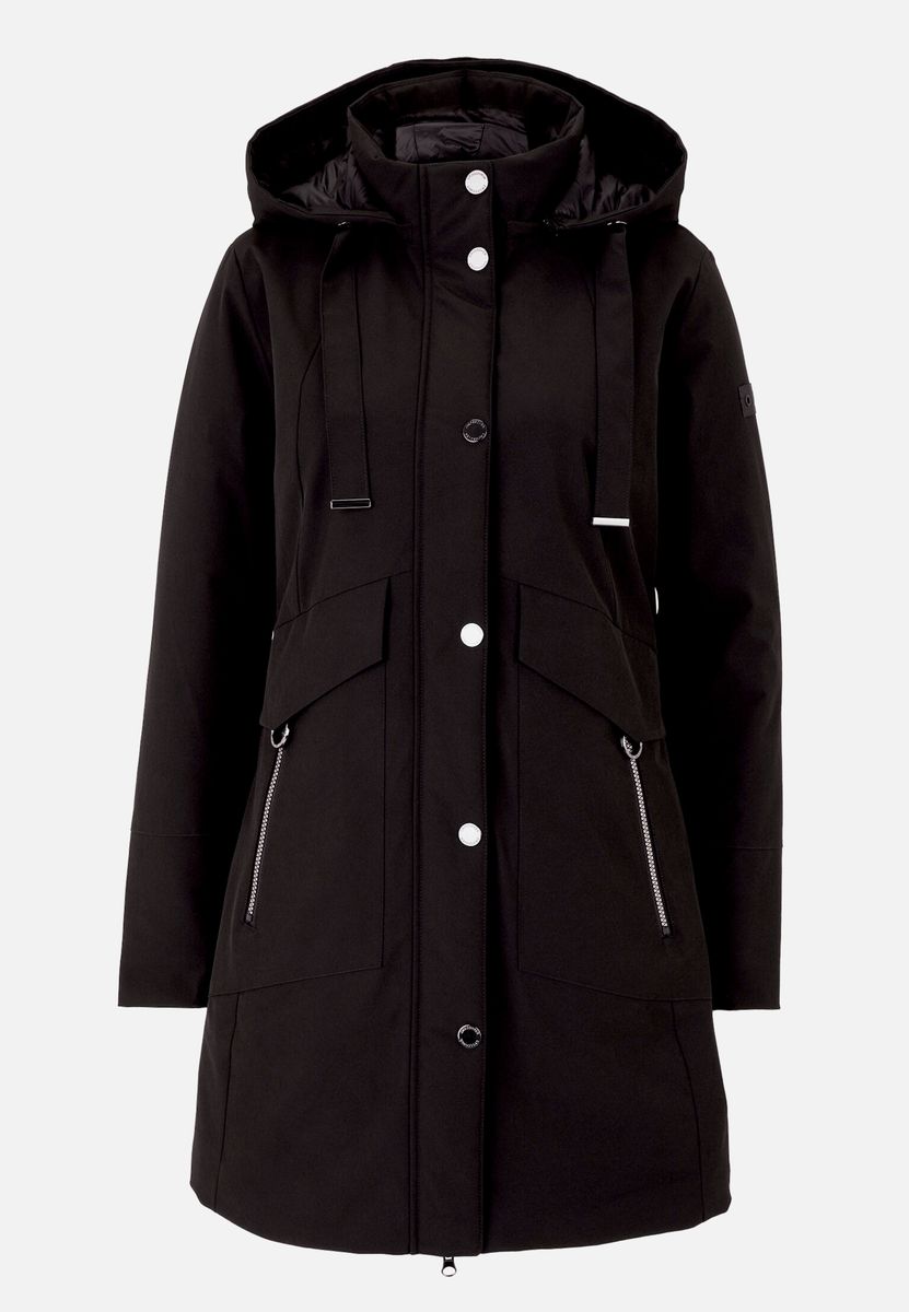 Athleisure Wasserdichte Outdoorjacke mit Kapuze