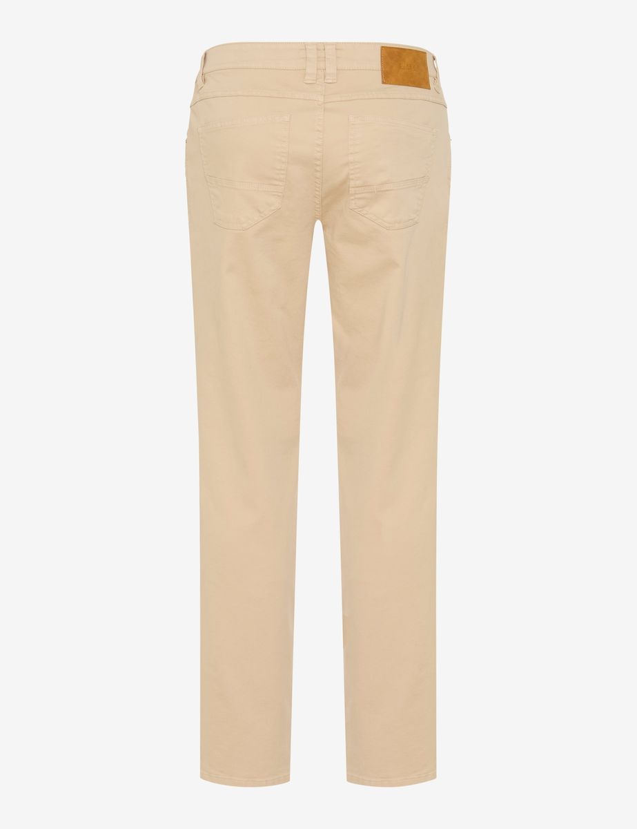Herren Beige Five-Pocket Freizeithose